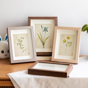 立体中空相框摆台干花植物照片框架678寸挂墙感DIY油画棒画框