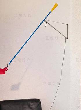 意大利flos 265长臂壁灯设计师北欧工业风摇臂长杆极简艺术阅读灯