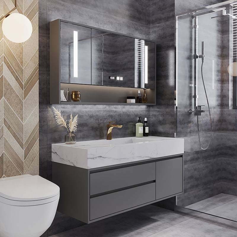 岩板卫浴柜浴室柜组合洗漱台智能镜柜圆镜卫生间洗脸盆洗手池卫浴,家装主材,浴室柜组合,淘宝优惠券,粉丝福利购,淘宝优惠卷