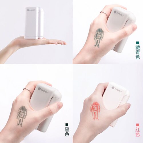 EVEBOT亿瓦PrintPods迷你手持纹身打印机 个性DIY纹身图案打印机