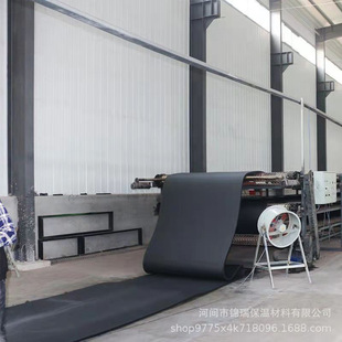 B1级橡塑减震海绵板 屋顶雨棚隔音阻燃橡塑板空调管道隔热消音板