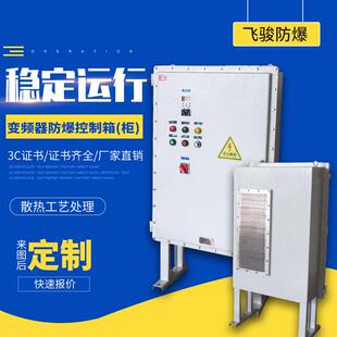 现做BQX防爆变频器控制箱柜厂用调整箱大功率11KW散热 防爆通风柜