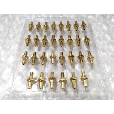 镀金铜3.5mm转3.5mm音频母对母转接头转换插头直通母头音响延长线