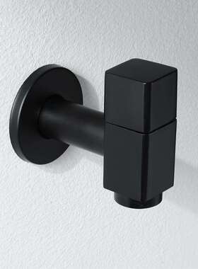 HIDEEP黑色单冷水嘴滤水嘴起泡器浴室阳台拖把池龙头HI10009A