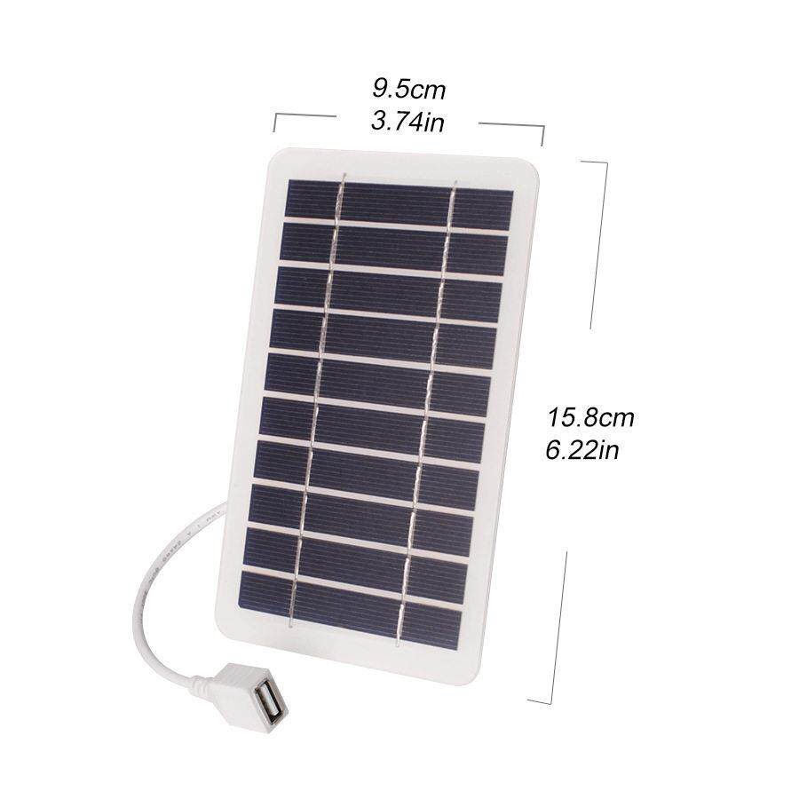 光伏USB太阳能充电器5V2W3W6W8W10W太阳能柔性发电软板充手机风扇