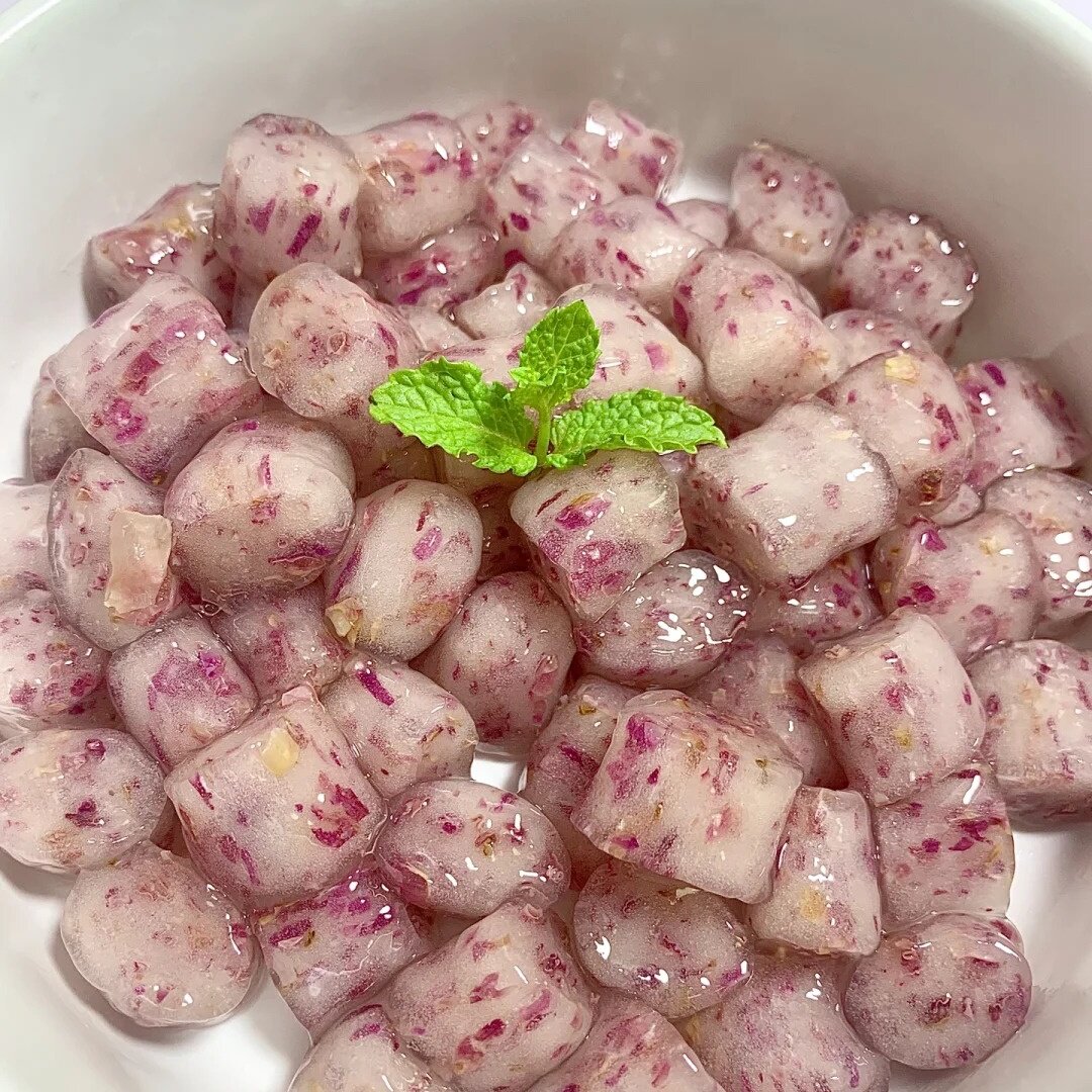 焙小姐阿达子玫瑰芋圆奶茶店配料甜品水果捞冰粉专用材料商用小料