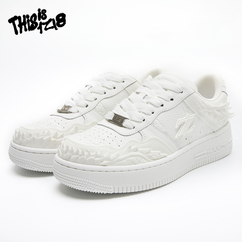 IZI8厚底增高小白鞋男女款