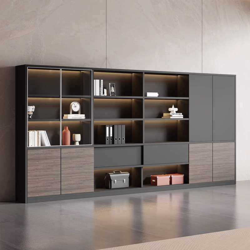 文件柜木质办公室书柜老板背景柜资料柜储物柜简约现代玻璃门靠墙,3C数码配件,其它配件,淘宝优惠券,粉丝福利购,淘宝优惠卷