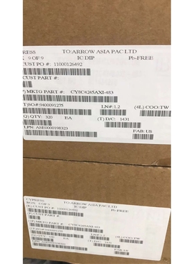 电子元器件【CY8C4245AXI-483】价格咨询为准 CYPRES封装TQFP-44