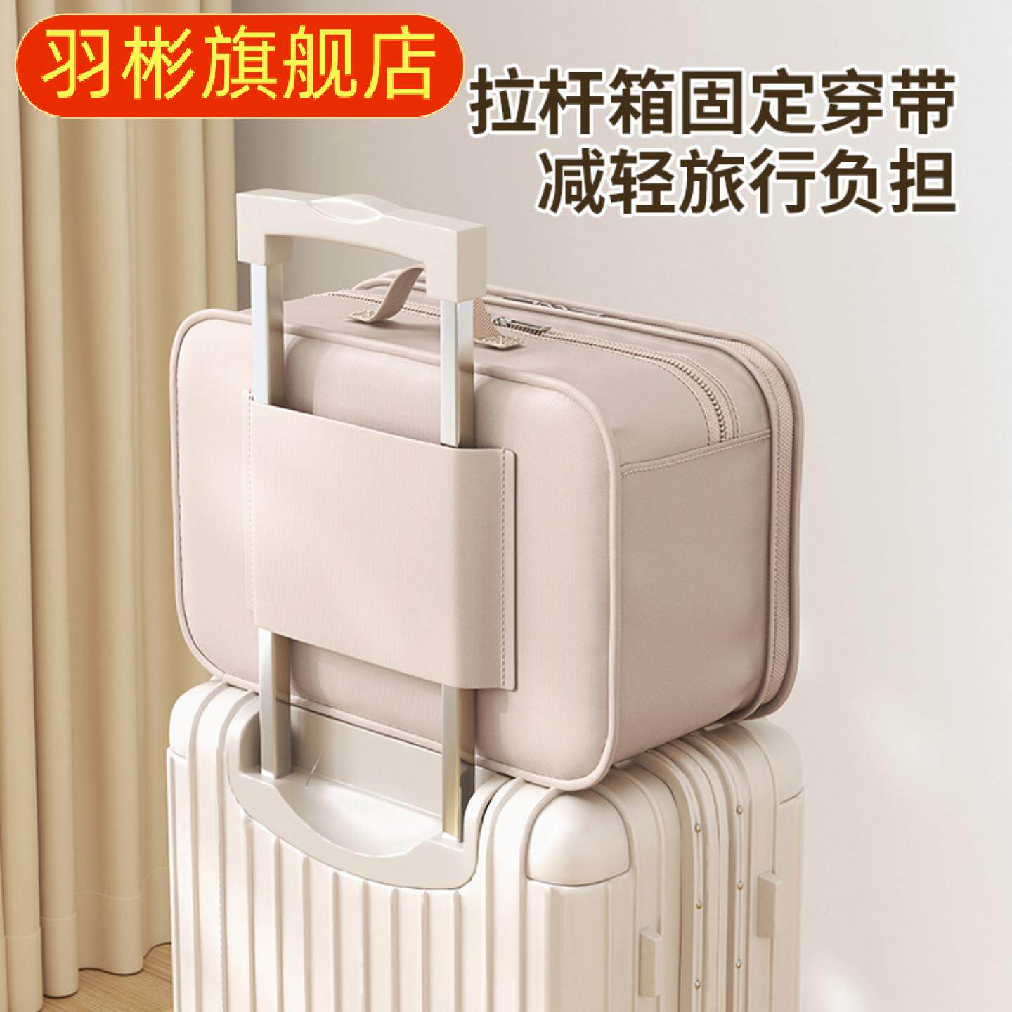 旅行分层收纳袋多功能可折叠衣服收纳包酒店放鞋子内衣裤收纳挂袋