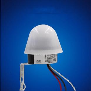 光控开关220V防雨AS-20自动晚上亮光感应开关智能路灯光控控制器