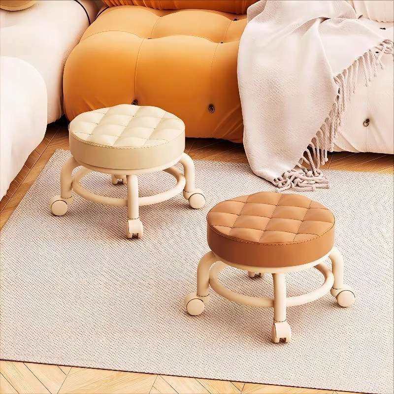 儿童小椅子家用客厅靠背小凳子创意滑轮矮凳带万向轮学步凳子板凳,3C数码配件,其它配件,淘宝优惠券,粉丝福利购,淘宝优惠卷