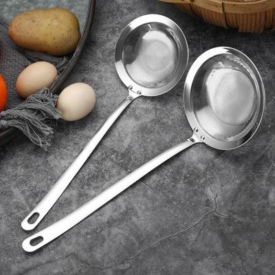 岛奇304不锈钢漏勺打沫厨房多功能滤油勺家用烹饪密网过滤网筛