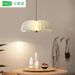 餐厅吊灯北欧餐厅灯简约现代餐桌饭厅吧台灯房间卧室灯南瓜灯132