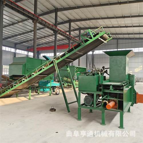 农场三缸青储打包机鲜玉米秸秆打包机自动上料牧草压块打包套袋