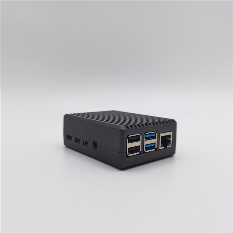 新款树莓派4代Raspberry Pi 4B金属外壳铝合金盒子散热壳新品