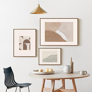 宁静午后北欧客厅卧室床头组合挂画装 饰画沙发背景墙抽象创意壁画
