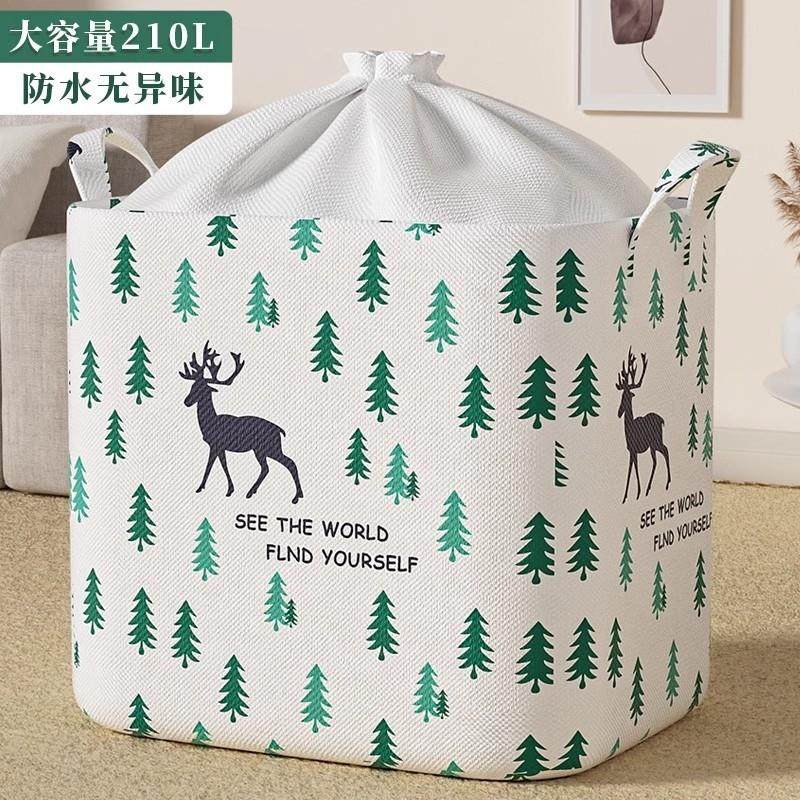棉麻搬家衣物防尘打包袋子可折叠收纳包玩具巨无霸束口棉被收纳袋