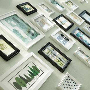 简约实木相框墙创意照片墙 弗朗索瓦现代时尚 包邮