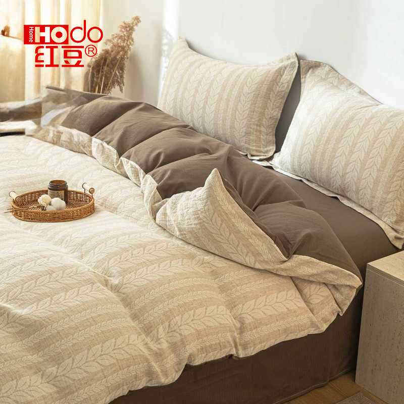 A类轻奢全棉麻床上四件套纯棉四季通用2026新款床单被套床笠床品