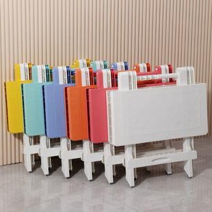 孩子露营塑料大童桌子户外写作业外出学习桌椅写字桌幼儿园折叠桌