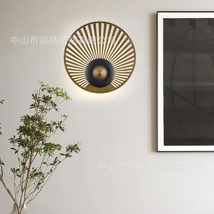 锦江都城现代简约创意过道楼梯走廊别墅客厅电视背景酒店装饰壁灯