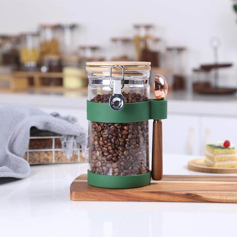 跨境1200ML密封罐玻璃带卡扣高硼硅加厚玻璃罐收纳罐咖啡豆白糖罐,鲜花速递/花卉仿真/绿植园艺,割草机/草坪机,淘宝优惠券,粉丝福利购,淘宝优惠卷