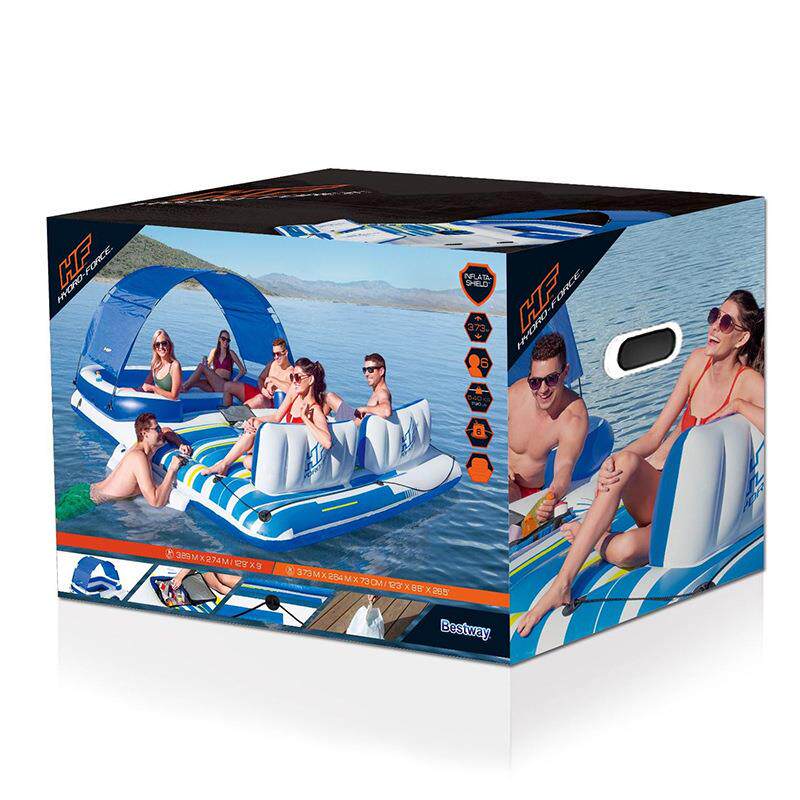 Bestway43105海洋乐园水上浮排 充气漂浮休息浮床 漂浮岛游泳水排