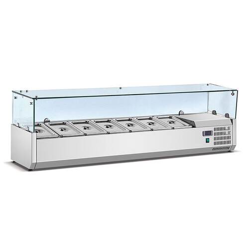 桌上型冷藏沙拉台 沙拉操作台 保鲜沙律台Salad bar