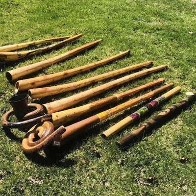 德瑞Terre迪吉里杜管Didgeridoo柚木演奏级澳洲吹管声音疗愈乐器