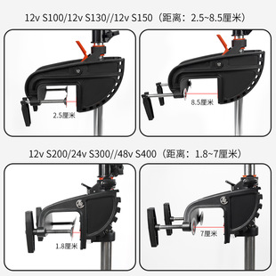 无刷电动推进器无级变速船外机挂机钓鱼船马达发动机舷外机