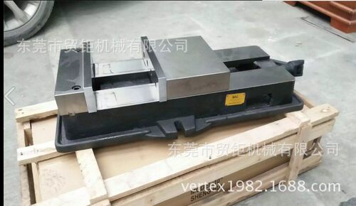 台湾百达利角固式虎钳 铣床平口钳10寸大开口角固式批士开口340MM