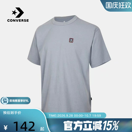 Converse匡威2026夏男女同款圆领宽松运动休闲短袖T恤 UCJ437-BI5