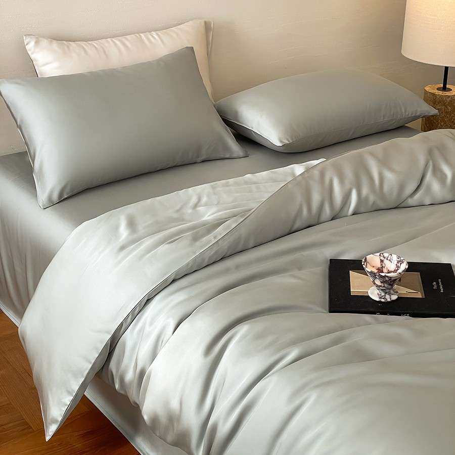 新款轻奢凉感天丝四件套简约大气纯色莱赛尔冰丝床单被套床上用品,3C数码配件,其它配件,淘宝优惠券,粉丝福利购,淘宝优惠卷