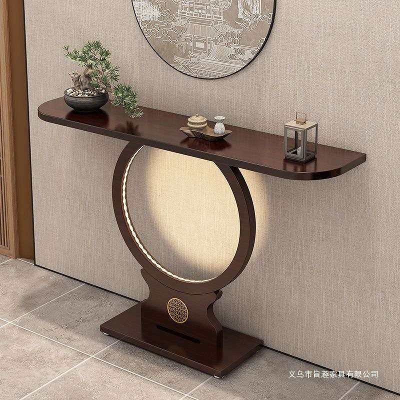 玄关台轻奢玄关置物台新中式供桌条案入户正对门半圆过道柜端景台,3C数码配件,其它配件,淘宝优惠券,粉丝福利购,淘宝优惠卷