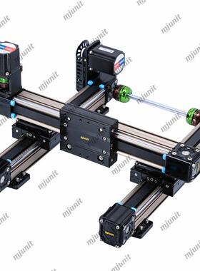 mjunit高速滑轨直线模组涂胶3D打印点胶机伺服XYZ多轴龙门模组