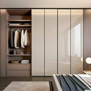 成都全屋定制衣柜家具极简一门到顶柜子订做餐边柜工厂