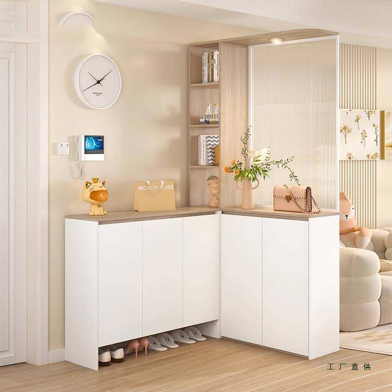 入户转角玄关柜鞋柜一体隔断柜屏风柜门厅客厅拐角储物柜定 制W25,住宅家具,门厅/玄关柜/玄关架,淘宝优惠券,粉丝福利购,淘宝优惠卷