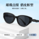 送丝巾 MOSHYE墨上影复古修颜太阳镜女高端板材玳瑁猫眼防晒墨镜