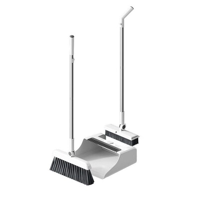 Thickened broom combination set with soft bristles