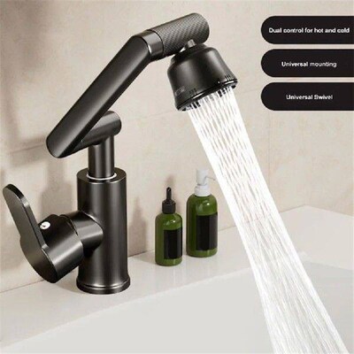 1080 Degree Swivel Faucet Rotating Faucet 2 Modes