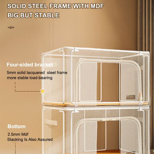 Joybos Foldable Fabric Storage Organizer Large Capacity Home