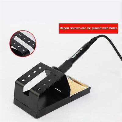 1 Pcs with Holes Metal Material Soldering Iron Stand with