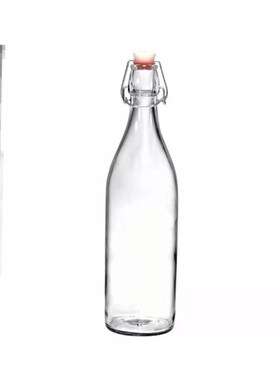 Clasp glass sealed water bottle enzyme wine juice bottle 1