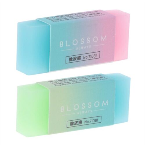 Soft Durable Flexible Cube Cute Colored Pencil Rubber Eraser