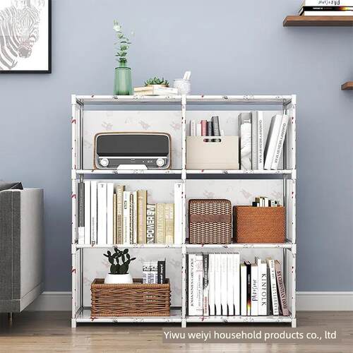 Floor book shelf bookshelf书架 desktop storage rack simple