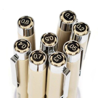 1 Pc The Best Quality Black Technical Graphic Fine Line Draw