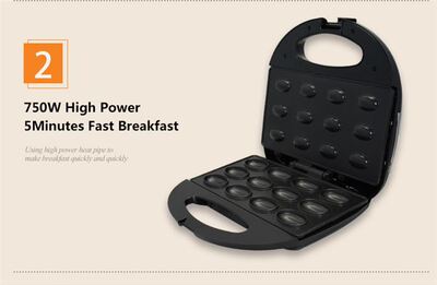 mini home nut machine frying pan cake sandwich baking toast