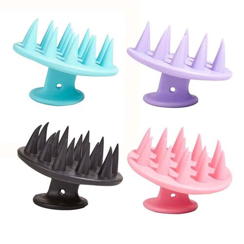 Easy Foaming Shampoo Brush Exfoliator Hair Care Hair Washing