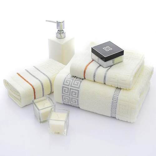3pcs luxury hotel cotton bath towel set hand face towel 浴巾